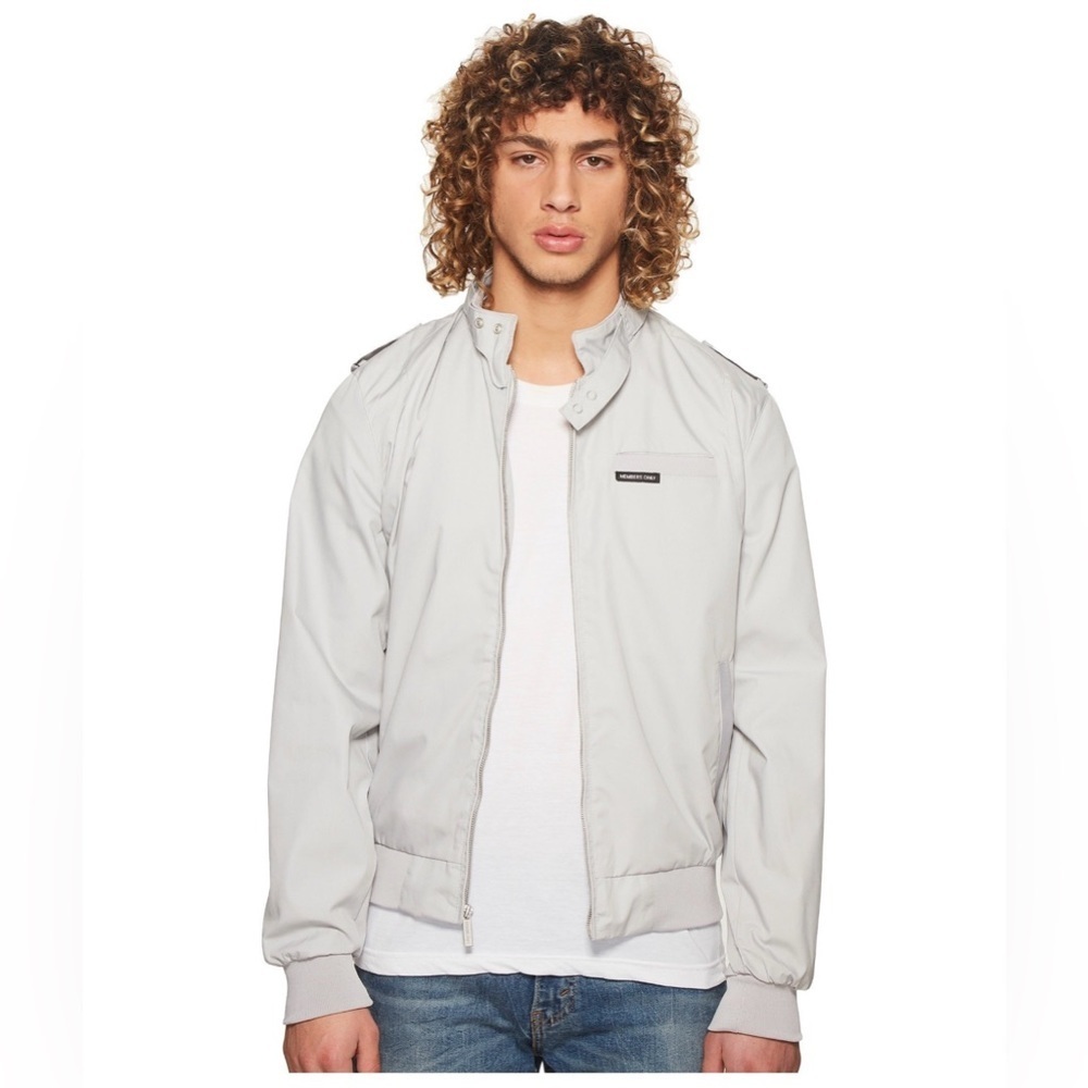 Members Only Original Iconic Racer Jacket Slim Fir Zip up Size 44 Windbreaker